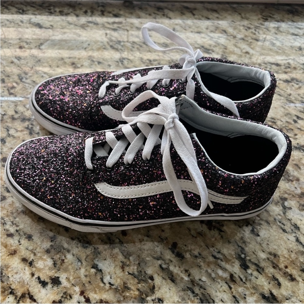 Glitter Vans Old Skool Low-Top Sneakers